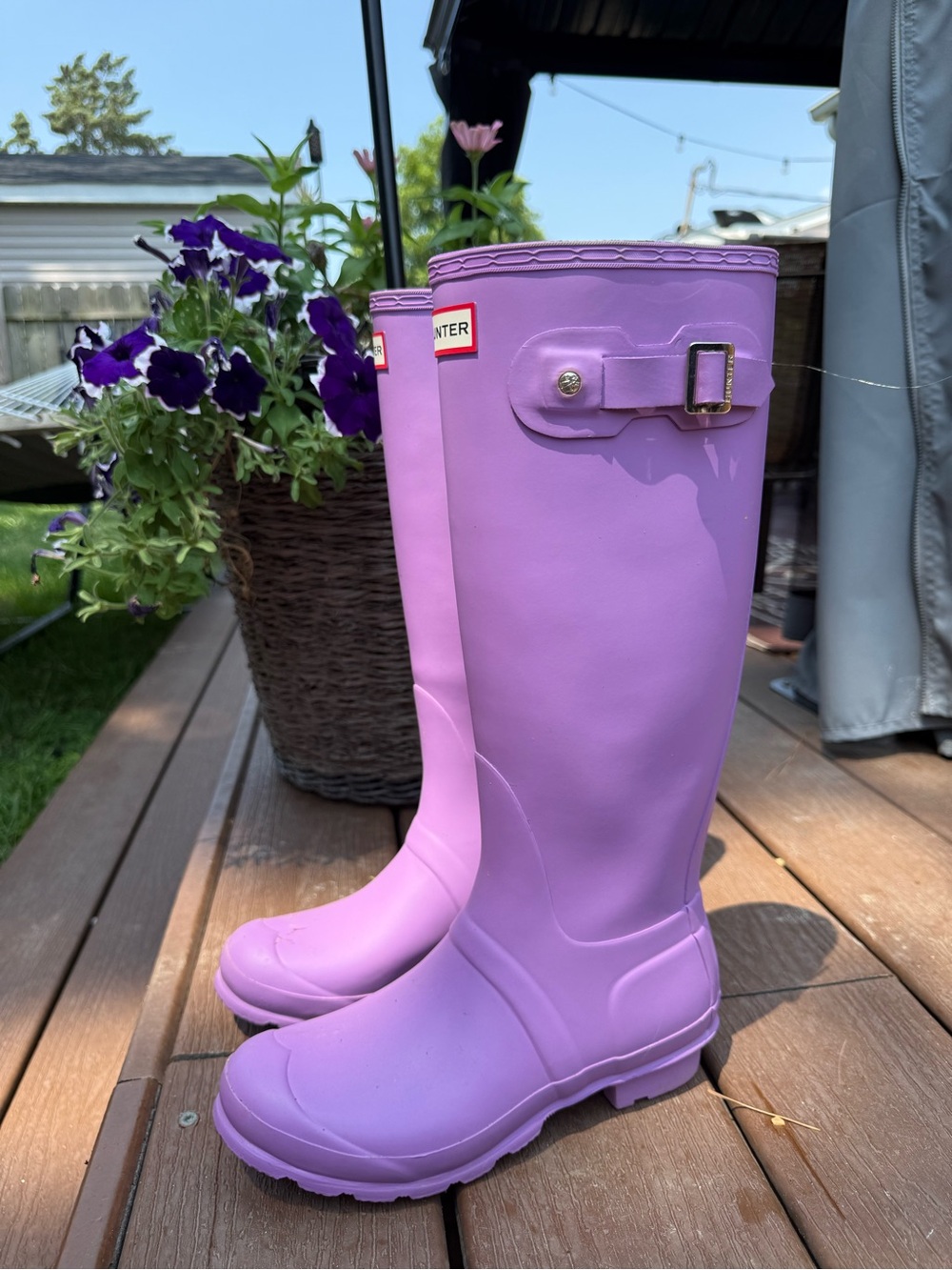 Hunter Lilac Tall Rain Boots